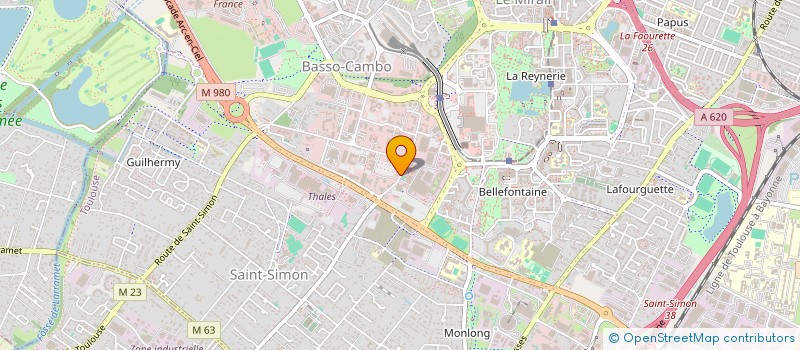 localisation de l'entreprise ADSL  TOULOUSE