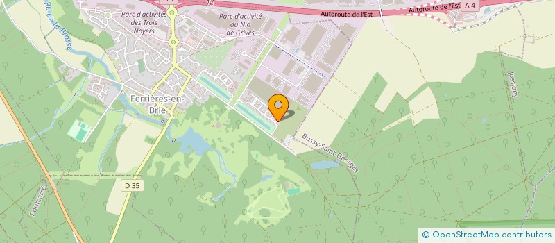 localisation de l'entreprise ADSL 77164  FERRIERES-EN-BRIE