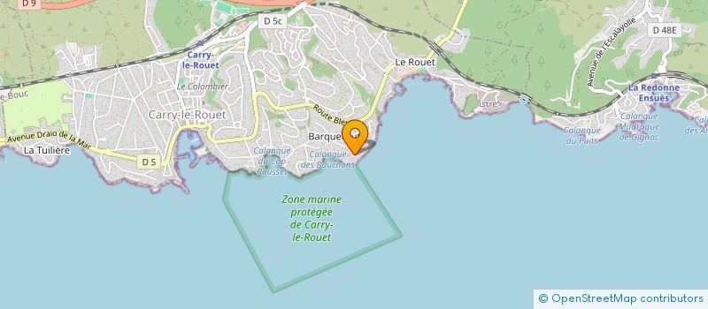 localisation de l'entreprise ADSL  CARRY-LE-ROUET