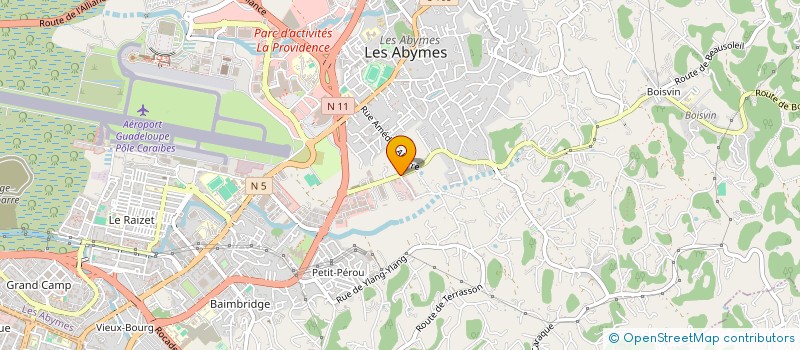 localisation de l'entreprise ADSL à LES ABYMES