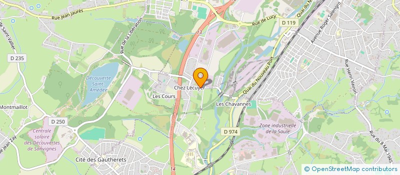 localisation de l'entreprise ADSL GROUPE  SAINT-VALLIER