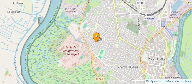 localisation de l'entreprise ADSLASER  ROCHEFORT