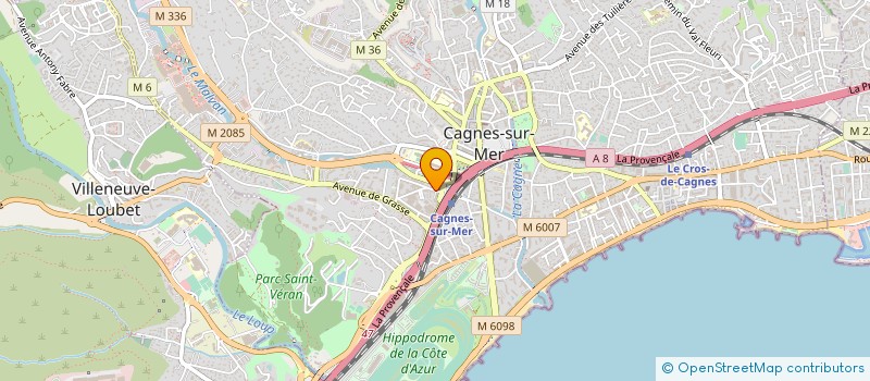 localisation de l'entreprise ADSLBACKUP ONLINE SERVICES  CAGNES-SUR-MER