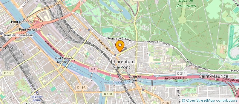 localisation de l'entreprise ADSLINK à CHARENTON-LE-PONT