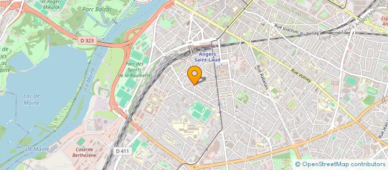 localisation de l'entreprise ADSLOGIQUE à ANGERS