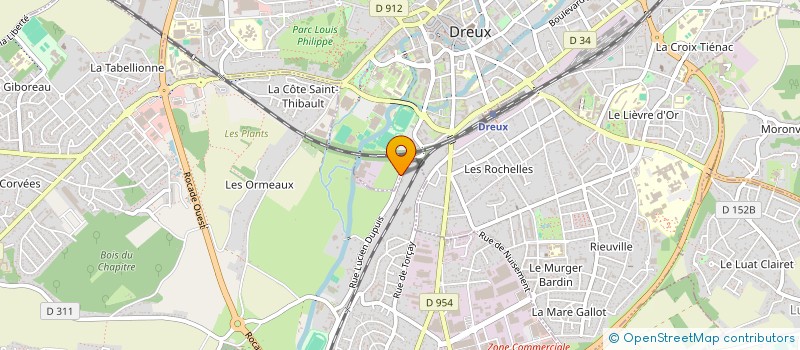 localisation de l'entreprise ADSM à DREUX