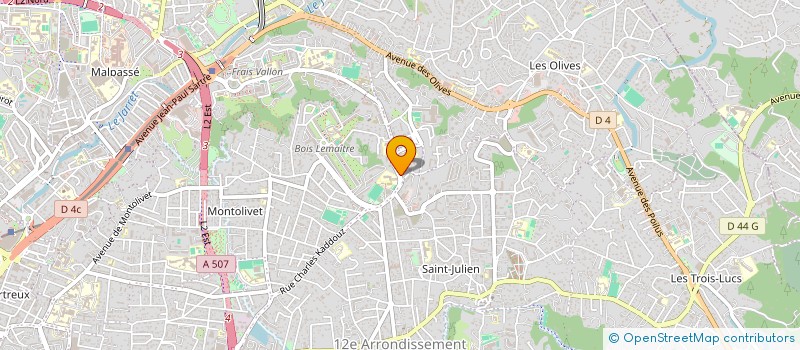 localisation de l'entreprise ADSM à MARSEILLE