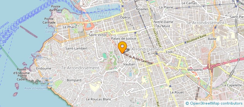 localisation de l'entreprise ADSM à MARSEILLE