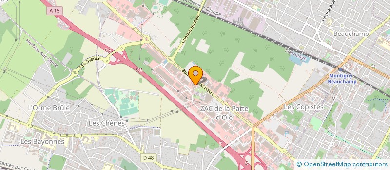 localisation de l'entreprise ADSM CASA SALONS à HERBLAY-SUR-SEINE