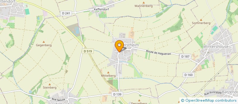 localisation de l'entreprise ADSM ENERGIE  BERSTHEIM