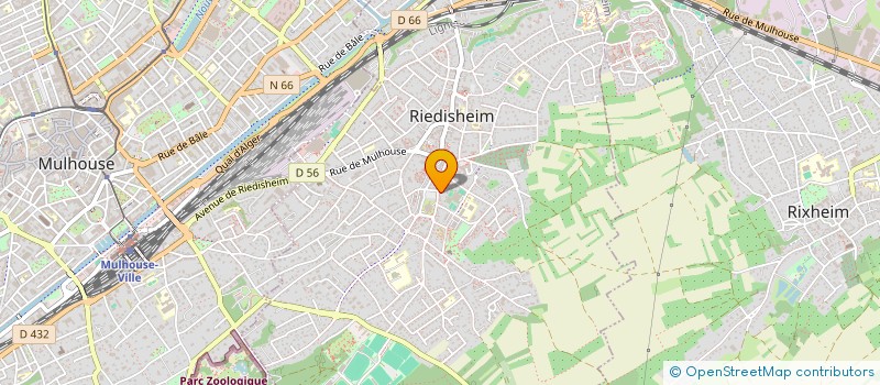 localisation de l'entreprise ADSN  RIEDISHEIM