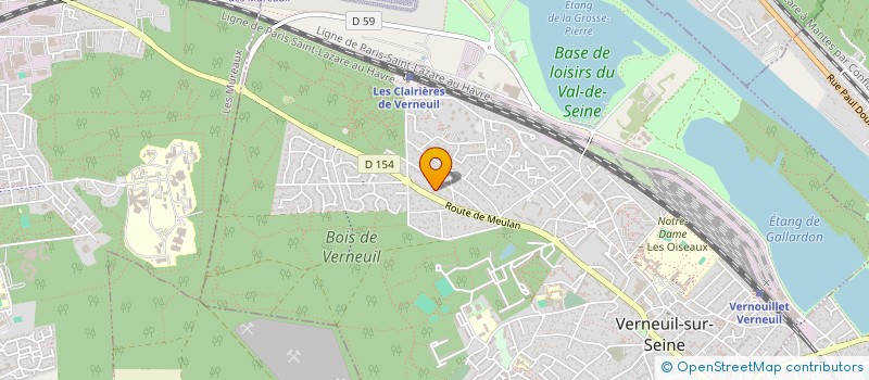 localisation de l'entreprise ADSN IMMO  VERNEUIL-SUR-SEINE