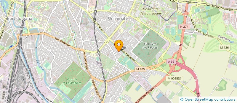 localisation de l'entreprise ADSN SERRURERIE à DIJON