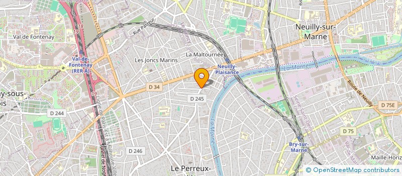 localisation de l'entreprise ADSOFT à LE PERREUX-SUR-MARNE