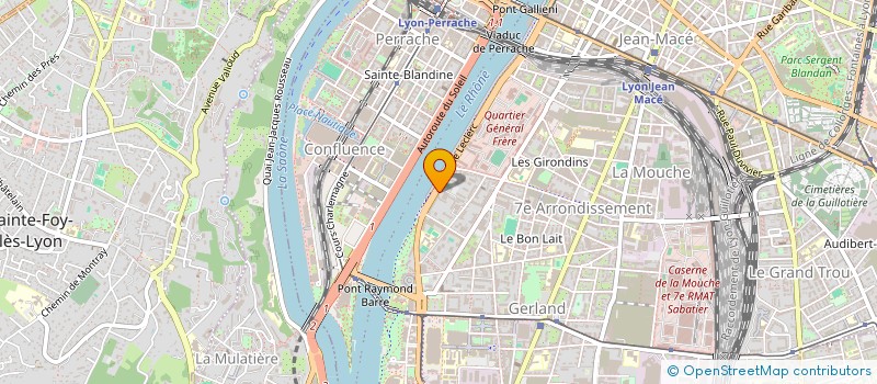 localisation de l'entreprise ADSOM  LYON