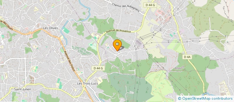 localisation de l'entreprise ADSOPHIA  ALLAUCH