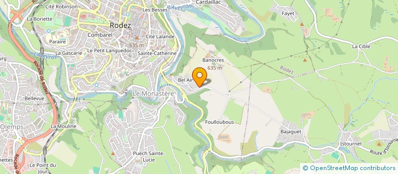 localisation de l'entreprise ADSOU  LE MONASTERE