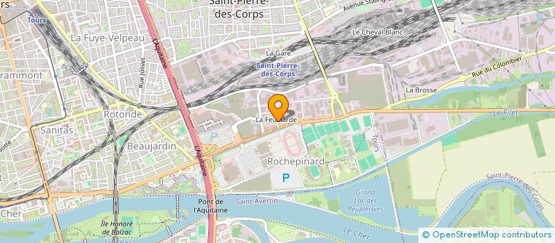 localisation de l'entreprise ADSR  SAINT-PIERRE-DES-CORPS