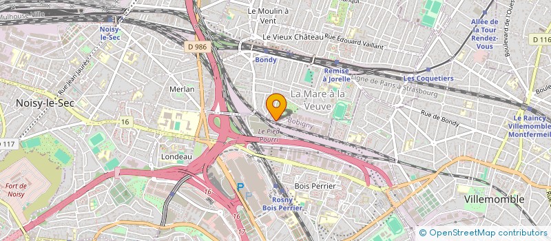 localisation de l'entreprise ADSS HOLDING à BONDY