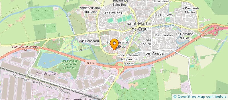 localisation de l'entreprise ADSTOCKAGE13 à SAINT-MARTIN-DE-CRAU