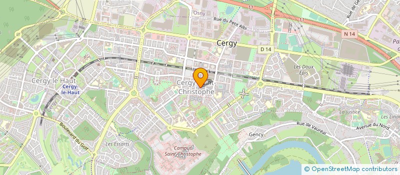 localisation de l'entreprise ADSYKA PRODUCTIONS  CERGY