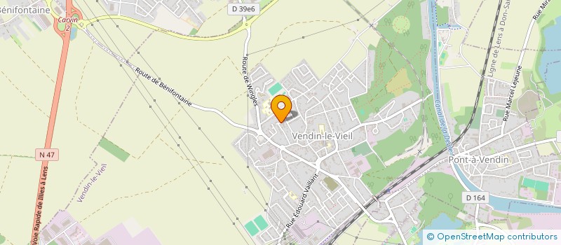 localisation de l'entreprise ADT  VENDIN-LE-VIEIL