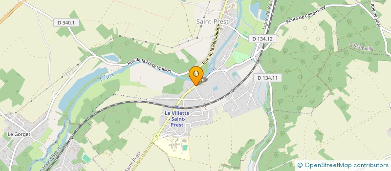 localisation de l'entreprise ADT CLIMATISATION CHAUFFAGE à CLEVILLIERS