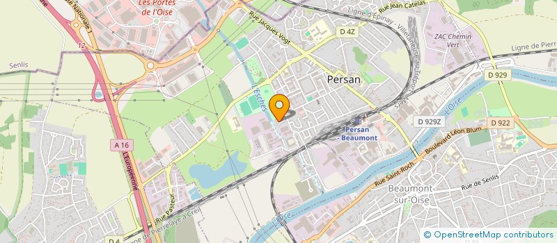 localisation de l'entreprise ADT IMMO  PERSAN