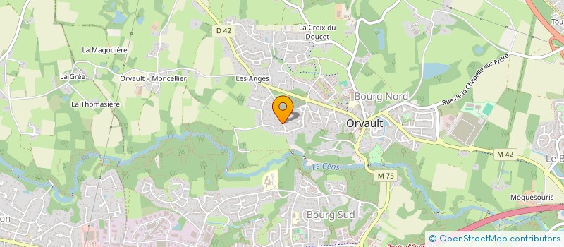 localisation de l'entreprise ADT JFR à ORVAULT