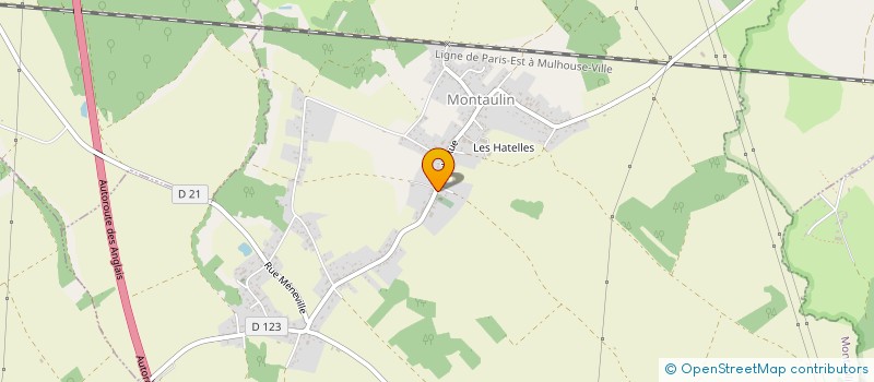 localisation de l'entreprise ADT PAYSAGE  MONTAULIN