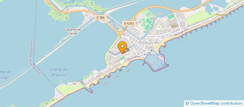 localisation de l'entreprise ADT PAYSAGE à PALAVAS-LES-FLOTS