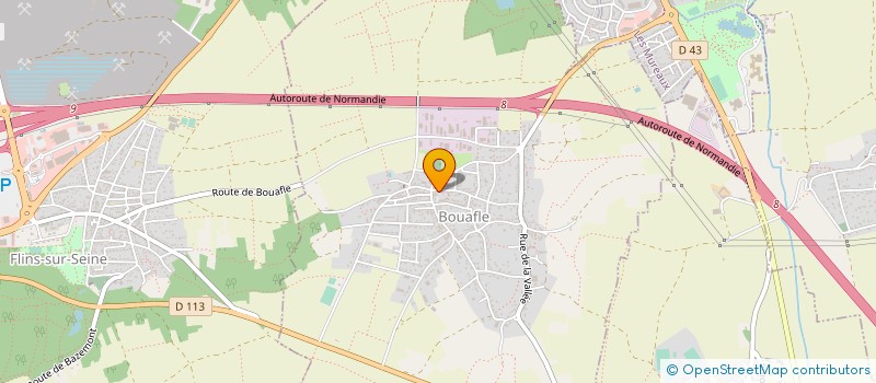 localisation de l'entreprise ADT POULAIN  BOUAFLE