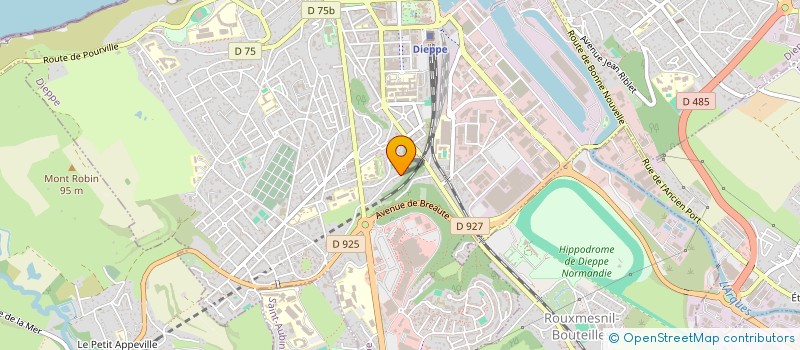 localisation de l'entreprise ADT TAXI  DIEPPE