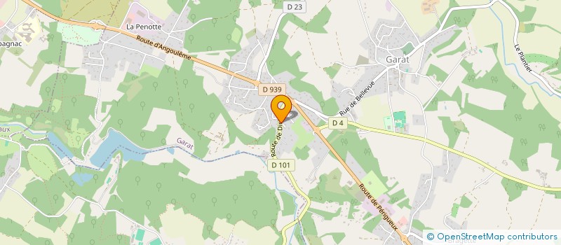 localisation de l'entreprise ADT TAXI SOYAUX  GARAT