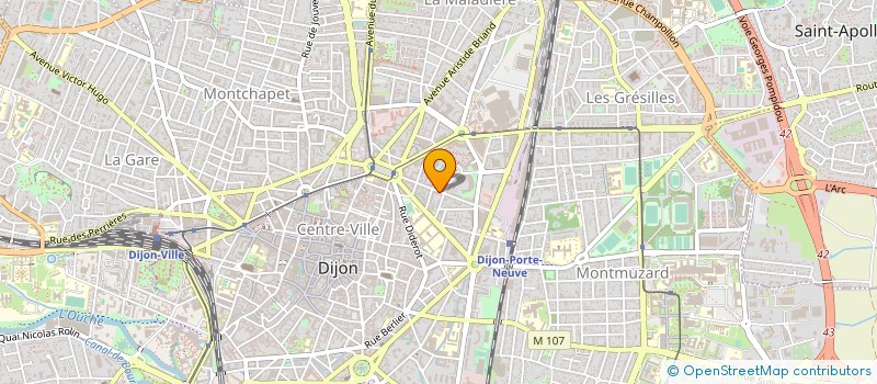 localisation de l'entreprise ADTC LABORATOIRE SARL à DIJON