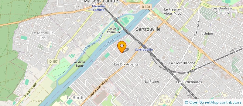 localisation de l'entreprise ADTEC CONSULTING à SARTROUVILLE