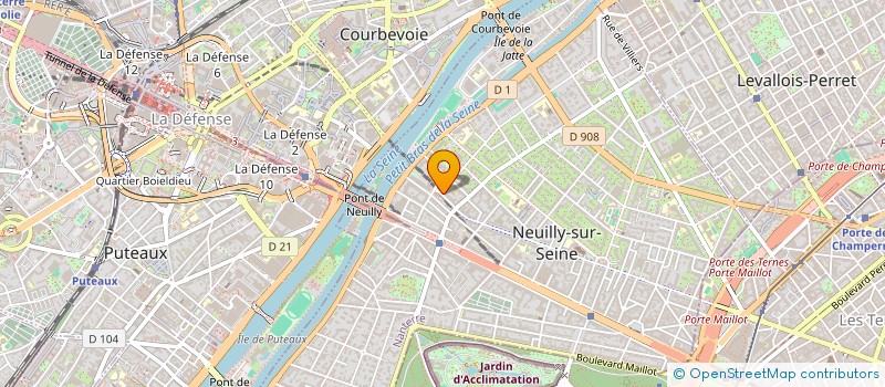 localisation de l'entreprise ADTECH FACTORY HOLDING à NEUILLY-SUR-SEINE