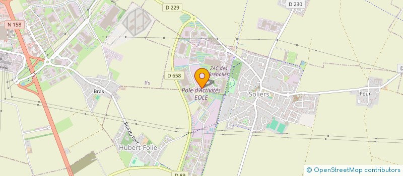 localisation de l'entreprise ADTECH NORMANDIE  SOLIERS