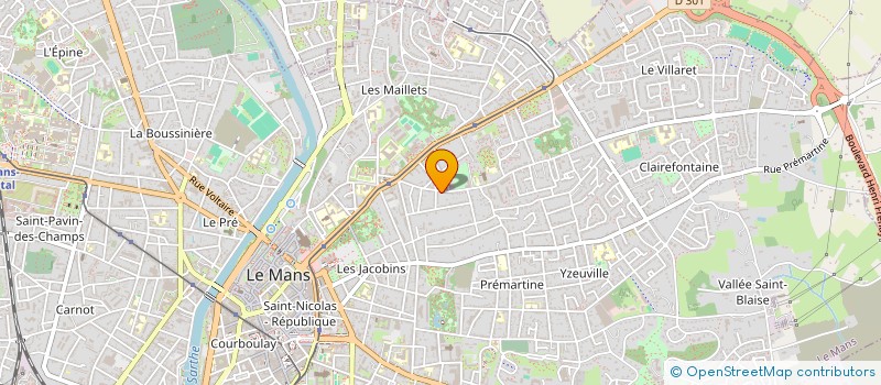 localisation de l'entreprise ADTECHPRO à LE MANS
