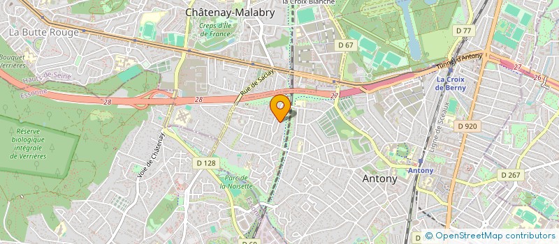 localisation de l'entreprise ADTER EGO à ANTONY