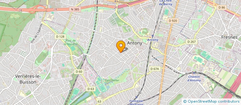 localisation de l'entreprise ADTERA FILMS à ANTONY