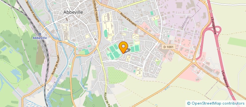 localisation de l'entreprise ADTH à ABBEVILLE