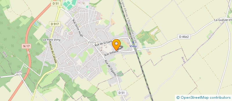 localisation de l'entreprise ADTIME  VIMY