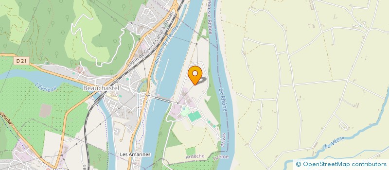localisation de l'entreprise ADTIS à BEAUCHASTEL