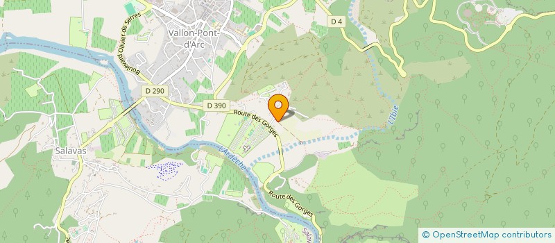 localisation de l'entreprise ADTM à VALLON-PONT-D'ARC