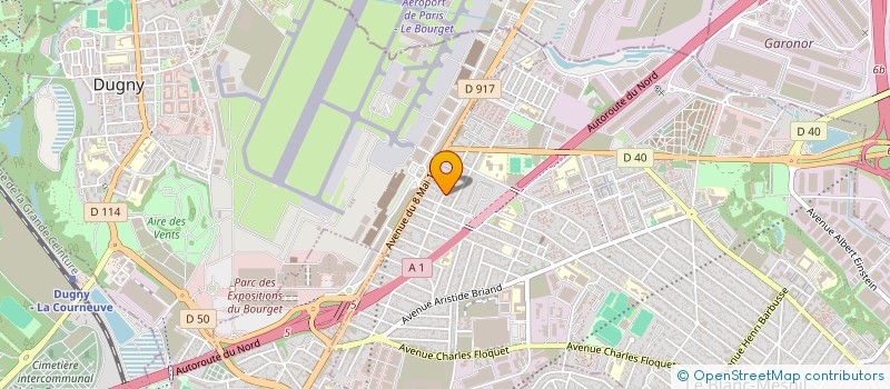 localisation de l'entreprise ADTM à LE BLANC MESNIL