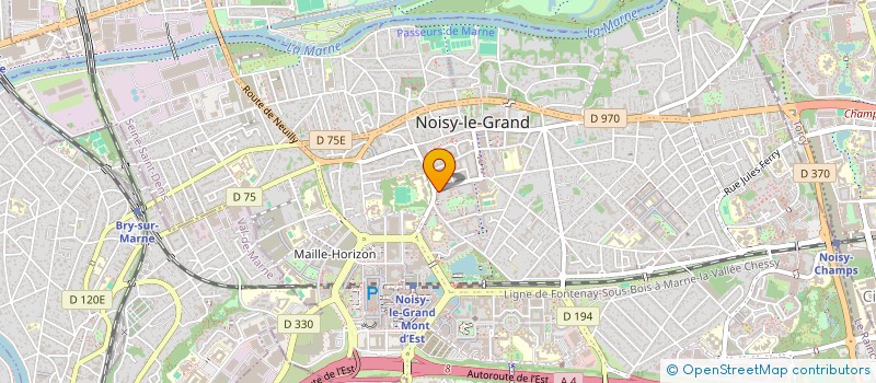 localisation de l'entreprise ADTP à NOISY-LE-GRAND
