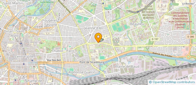 localisation de l'entreprise ADTRANS  RENNES