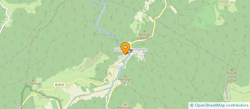 localisation de l'entreprise ADTRAVAUX  FELINES-TERMENES