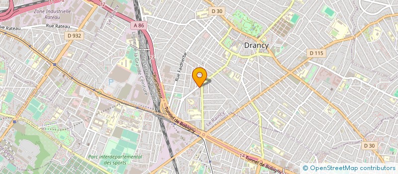 localisation de l'entreprise ADTS à DRANCY